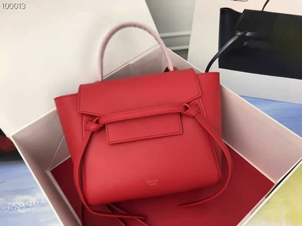Replica Celine Flap Bag Red Shoulder Bag With 1:1 Quality